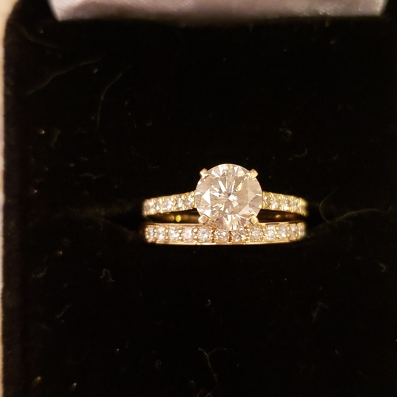 Natural Diamond Ring set 14k - Picture 16 of 16